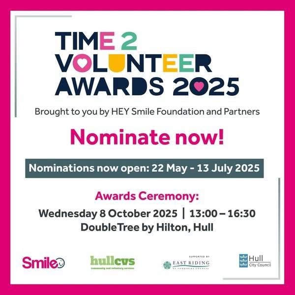 Time2Volunteer Awards 2025 - Nominations Now Open!